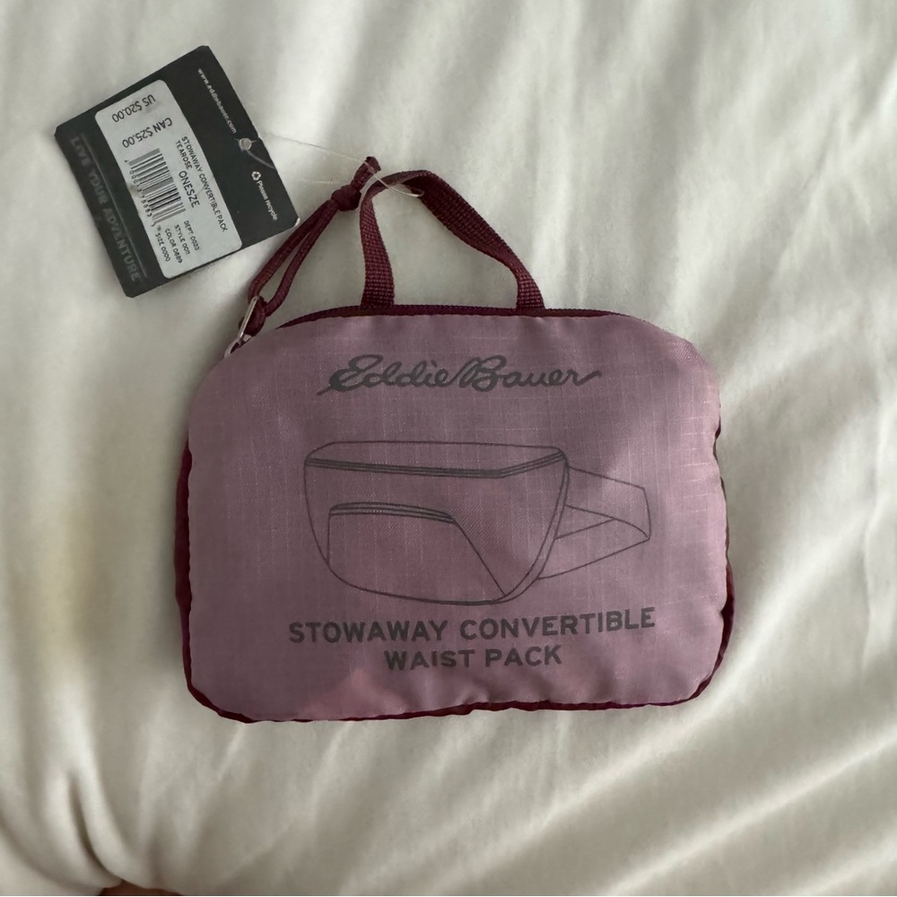 Eddie Bauer Stowaway Convertible Waist Pack in Lavender